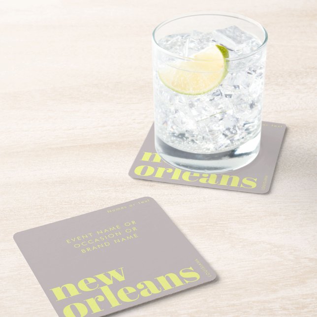 New orleans Louisiana Party Paper Untersetzer (Von Creator hochgeladen)