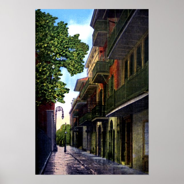 New Orleans Louisiana Pirates Alley Poster (Vorne)