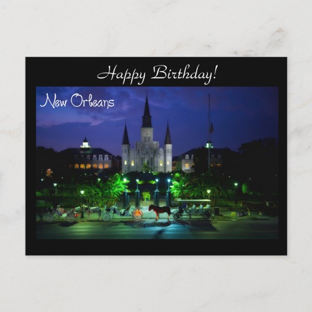New Orleans Louisiana Postkarte (Vorderseite)