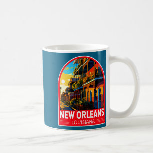 New Orleans Louisiana Reise Kunst Vintage Kaffeetasse