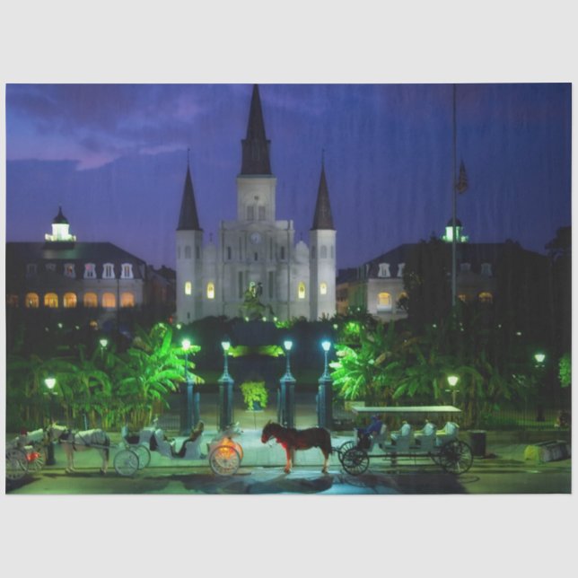 New Orleans, Louisiana Seidenpapier (Vorderseite)