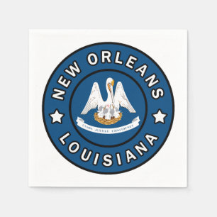New Orleans Louisiana Serviette