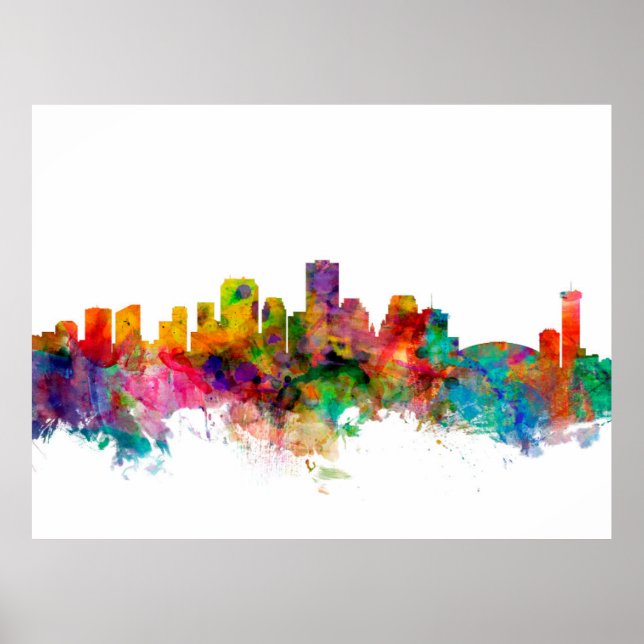 New Orleans Louisiana Skyline Poster (Vorne)