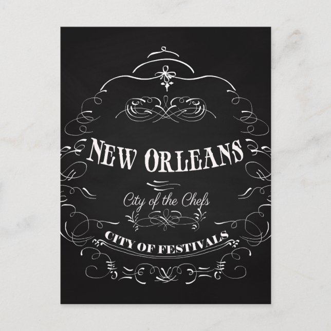 New Orleans, Louisiana - Stadt mit Soul Postkarte (Vorderseite)