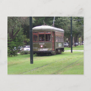 New Orleans, Louisiana Streetcar Postkarte
