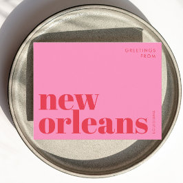 New Orleans Louisiana typografie Postcard Postkarte