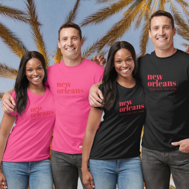 New Orleans Louisiana Typografie T-Shirt (Von Creator hochgeladen)