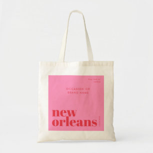 New Orleans Louisiana Typografie Tragetasche