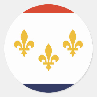 New Orleans, Louisiana, Vereinigte Staaten Runder Aufkleber