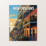 New Orleans Louisiana Vintag<br><div class="desc">New Orleans Retro Vektor Reise Design. Das "Big Easy" heißt es,  es ist bekannt für sein rund um die Uhr geöffnetes Nachtleben,  die lebendige Live-Musik-Szene und die würzige,  einzigartige Küche,  die seine Geschichte als Schmelztiegel der französischen,  afrikanischen und amerikanischen Kulturen widerspiegelt.</div>