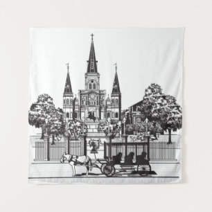 New Orleans, Louisiana Wandteppich