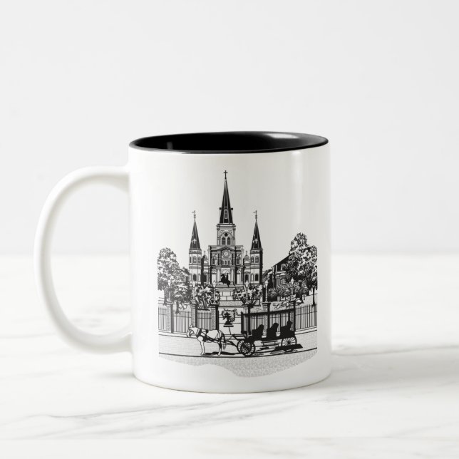 New Orleans, Louisiana Zweifarbige Tasse (Links)