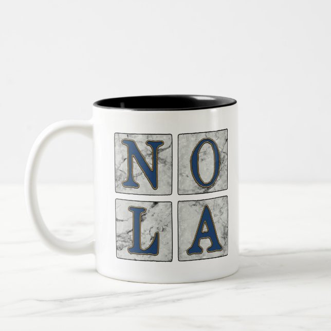 New Orleans Louisiana Zweifarbige Tasse (Links)