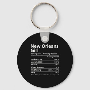 New Orleans Mädchen La Louisiana Lustige Stadt Hei Schlüsselanhänger