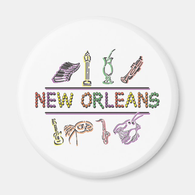 New Orleans Magnet (Vorne)