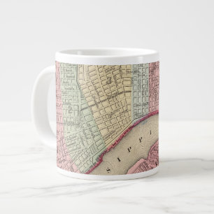 New Orleans Map von Mitchell Jumbo-Tasse