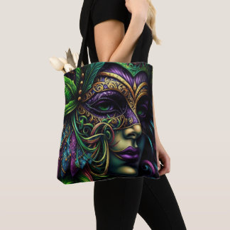 New Orleans Mardi Gras Abstrakte Kunst Tasche