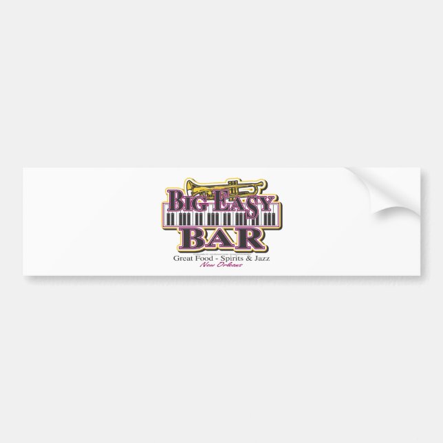 New Orleans Mardi Gras Autoaufkleber (Vorne)