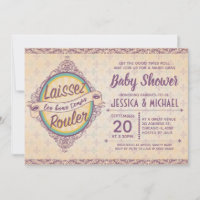 New Orleans Mardi Gras Baby Shower