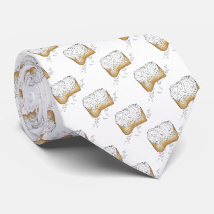 New Orleans Mardi Gras Beignet Pastry Louisiana Krawatte
