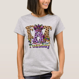 New Orleans Mardi Gras Fat Tuesday wird übersetzt T-Shirt