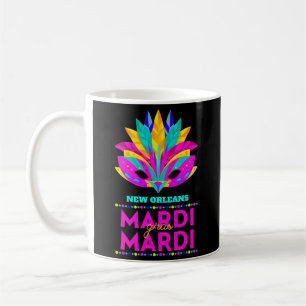 New Orleans Mardi Gras Maske Tasse 