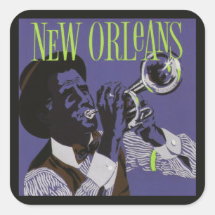 New Orleans Music Aufkleber