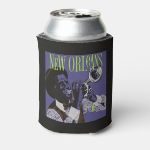 New Orleans Music - benutzerdefinierte Monogramm k Dosenkühler
