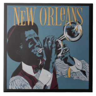 New Orleans Music Keramik Fliesen