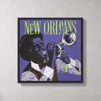 New Orleans Music Leinwand drucken