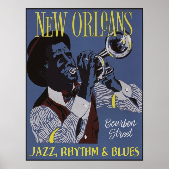 New Orleans Music poster 1/3 (Vorne)