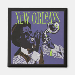 New Orleans Musik-Magnet Magnet
