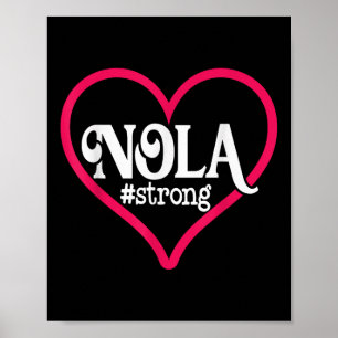 New Orleans Nola New Orleans T-Shirt Poster