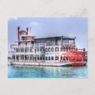 New Orleans Paddle Steamer Postkarte
