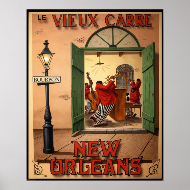 New Orleans Plakat (Vorne)
