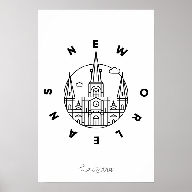 New Orleans Poster (Vorne)