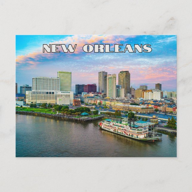 New Orleans Postkarte (Vorderseite)