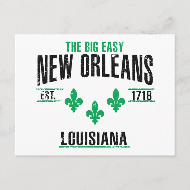 New Orleans Postkarte (Vorderseite)