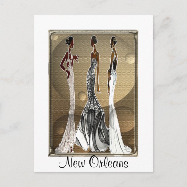 New Orleans Postkarte (Vorderseite)