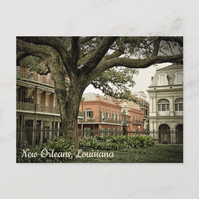New Orleans Postkarte (Vorderseite)