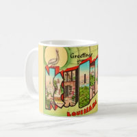 New Orleans Postkarten-Tasse