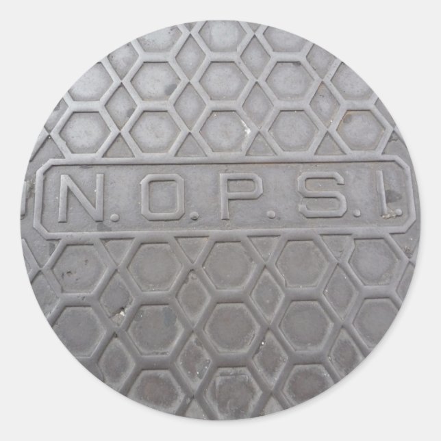 New Orleans Public Service Inc (NOPSI) Runder Aufkleber (Vorderseite)