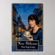 New Orleans Reiseplakat 