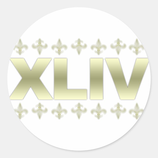 New Orleans Runder Aufkleber (Vorderseite)