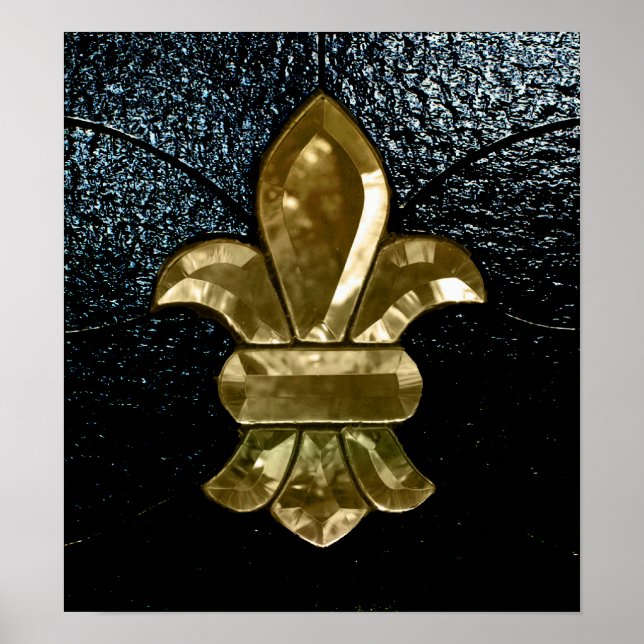 New Orleans Saints Logo Lilie Poster (Vorne)