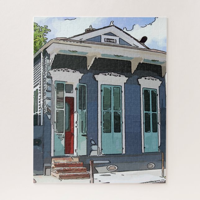 New Orleans Shot Gun House (Vertikal)