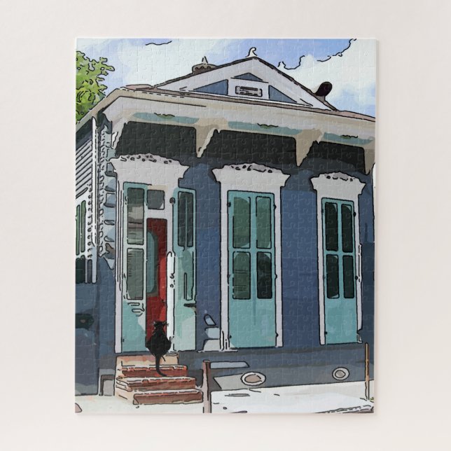 New Orleans Shot Gun House (Vertikal)