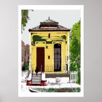 New Orleans Shot Gun Zuhause & Cat Poster