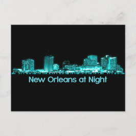 New Orleans Skyline Postkarte
