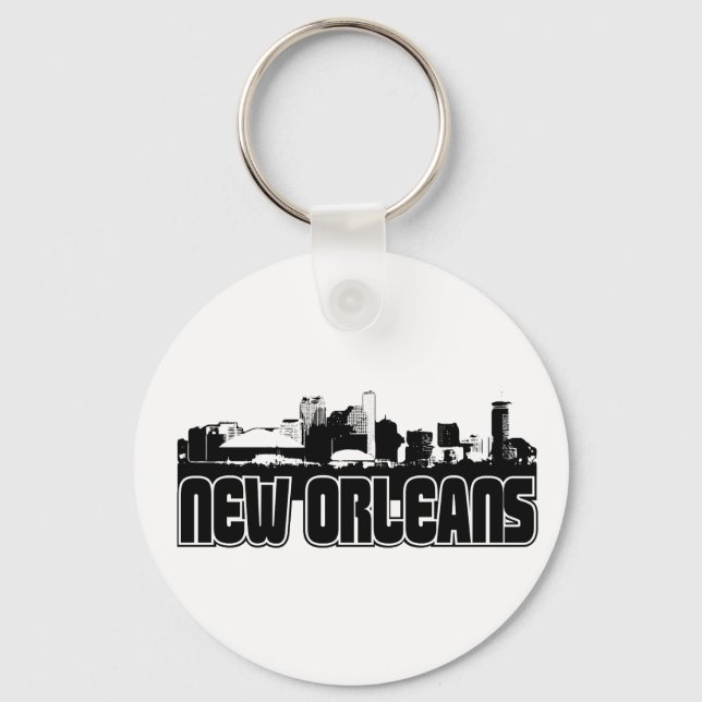 New Orleans Skyline Schlüsselanhänger (Vorderseite)